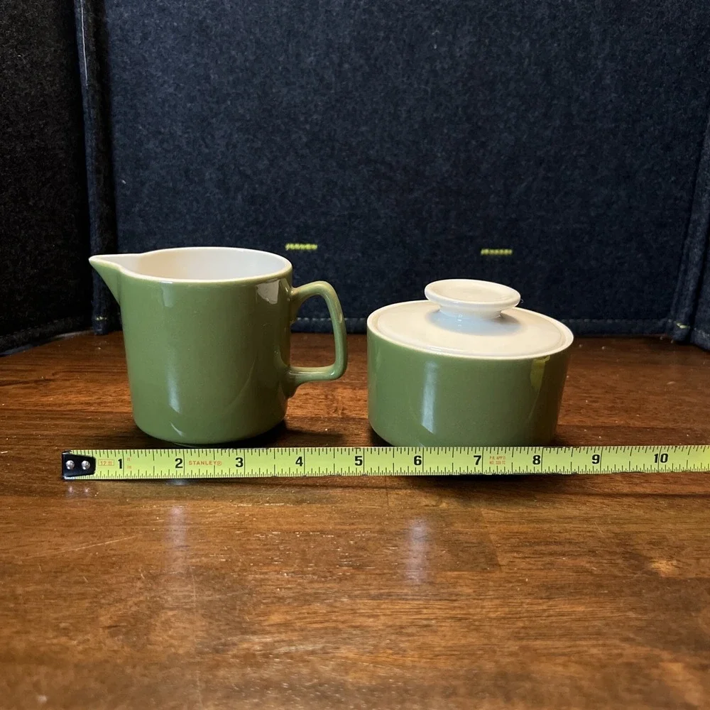 Vintage‎ Royal China USA - Clear Day - Creamer, Sugar Bowl W/ Lid & Serving Bowl